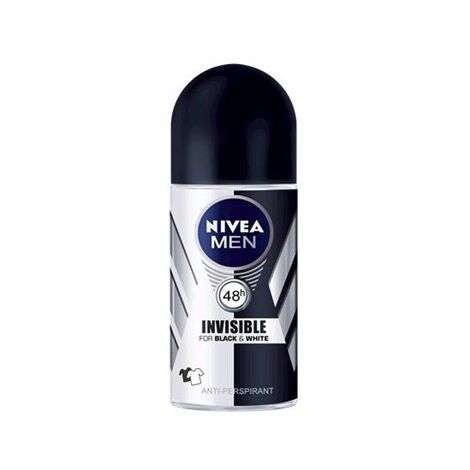 דאודורנט Nivea Black & White Anti-perspirant Roll-On Man 50ml למכירה , 2 image