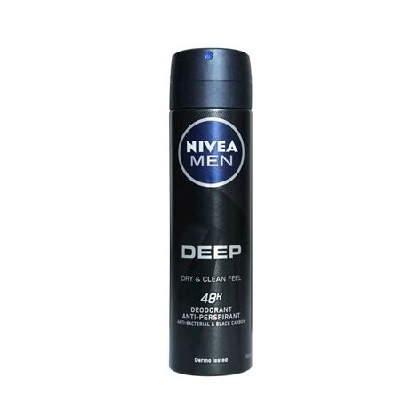 דאודורנט Nivea Deep Black Carbon Spray For Man 150ml למכירה , 2 image