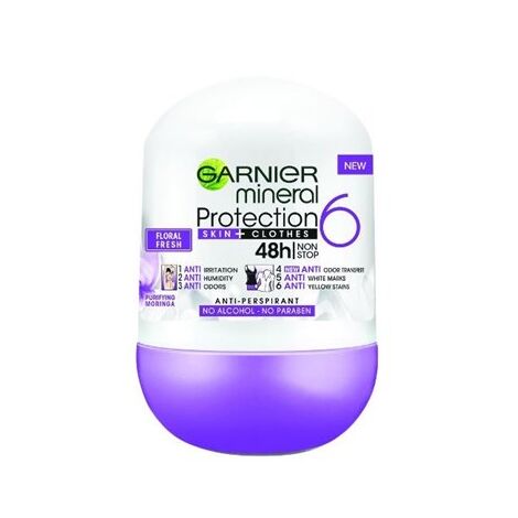 רול פרוטקשיין 6 פלורל 50 מ"ל דאודורנט Garnier למכירה 