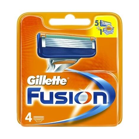 סכיני גילוח Fusion Razor Blades 4 סכינים gillette למכירה 