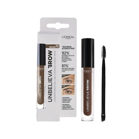 Loreal Unbelieva Eyebrow Gel 105 Brunette למכירה , 2 image