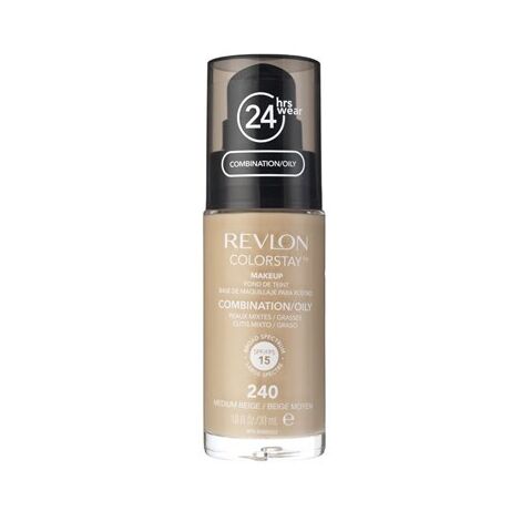 מייק אפ Revlon ColorStay Makeup For Combination-Oily Skin with SPF 15 240 Medium Beige 30ml רבלון למכירה , 2 image