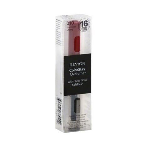 Revlon ColorStay Overtime 010 Non Stop Cherry רבלון למכירה , 2 image