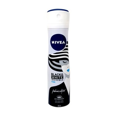 דאודורנט Black & White דאודורנט ספריי אנטי פרספירנט שקוף 150 מ"ל Nivea למכירה , 2 image
