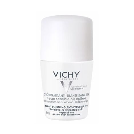 דאודורנט Vichy Laboratories 48 Hour Soothing Anti-Perspirant Deodorant 50ml למכירה 
