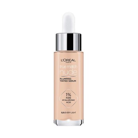 מייק אפ Loreal True Match Nude Plumping Tinted Serum 0.5-2 Very Light למכירה , 2 image