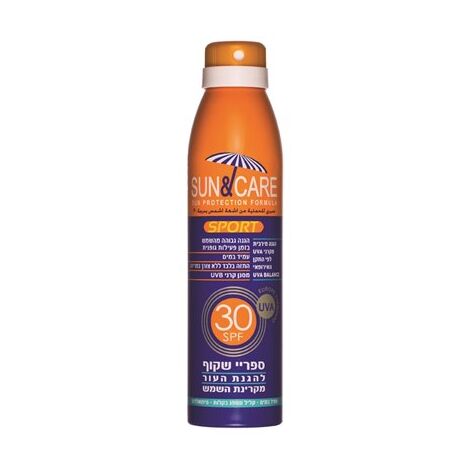 Sun&Care ספריי ספורט SPF30 UVA B 200 מ"ל למכירה 