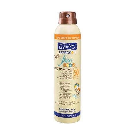 Dr. Fischer FREE ספריי שקוף לילדים SPF50 200 מ"ל למכירה , 2 image