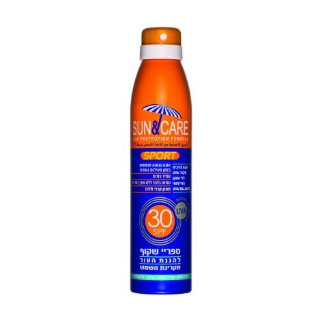 Sun&Care ספריי ספורט SPF30 UVA B 200 מ"ל למכירה , 3 image