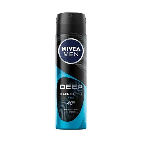 דאודורנט Nivea Deep Black Carbon Anti-Perspirant Spray 150ml למכירה , 2 image