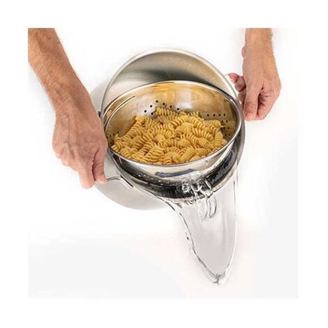 סיר בישול Cook Master סיר פסטה נירוסטה גבוה 24 ס"מ 6.7 ליטר Food Appeal פוד אפיל למכירה , 3 image