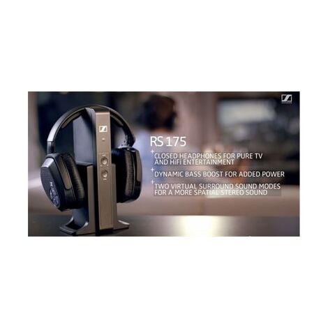 אוזניות  אלחוטיות Sennheiser RS 175 למכירה , 7 image