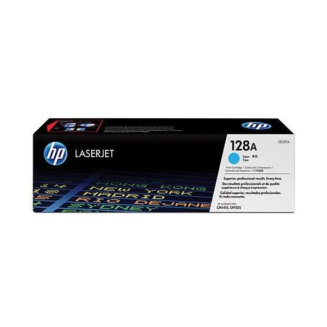 טונר ציאן / כחול  128A CE321A כחול HP למכירה 