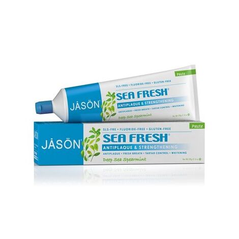 משחת שיניים משחת שיניים ניחוח ים מרענן 170 גרם Jason Natural למכירה 