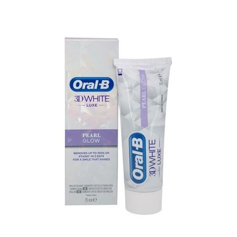 משחת שיניים Oral-B 3d White Luxe Pearl Glow Toothpaste 75ml למכירה 