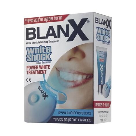הלבנת שיניים WHITE SHOCK ערכת טיפול להלבנת שיניים יחידה אחת BlanX למכירה , 2 image