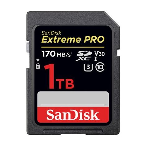 כרטיס זיכרון SanDisk Extreme Pro SDSDXXY-1T00 1TB SD סנדיסק למכירה 