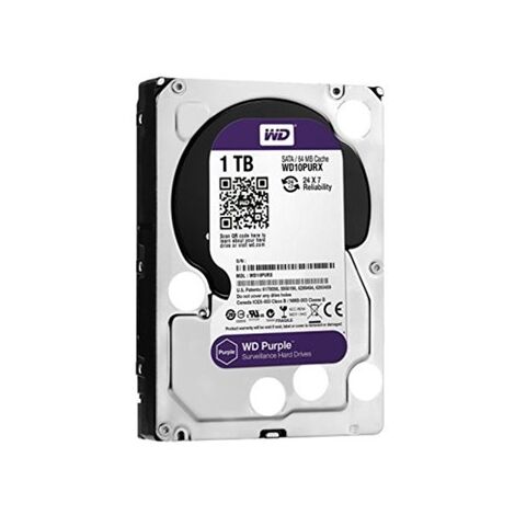 כונן קשיח  פנימי Western Digital Purple Purple WD10PURZ 1000GB למכירה , 2 image