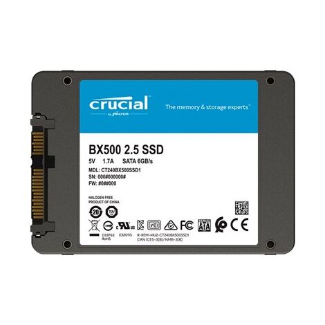 כונן SSD   פנימי Crucial BX500 CT120BX500SSD1 120GB למכירה , 2 image