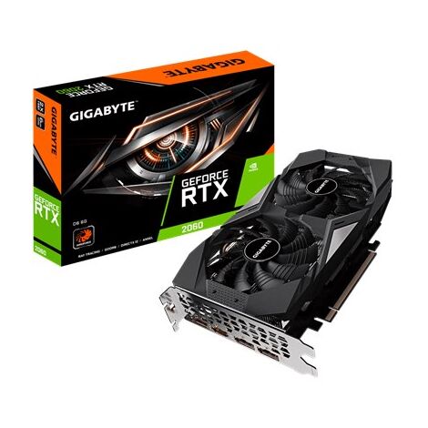 כרטיס מסך Gigabyte GeForce RTX 2060 D6 6G GV-N2060D6-6GD למכירה , 2 image