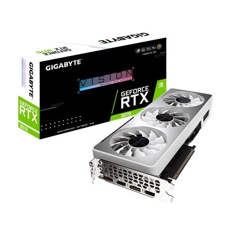 כרטיס מסך Gigabyte GeForce RTX 3070 VISION OC GV-N3070VISION OC-8GD למכירה 