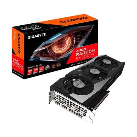 כרטיס מסך Gigabyte Radeon RX 6750 XT GAMING OC 12G GV-R675XTGAMING OC-12GD למכירה 