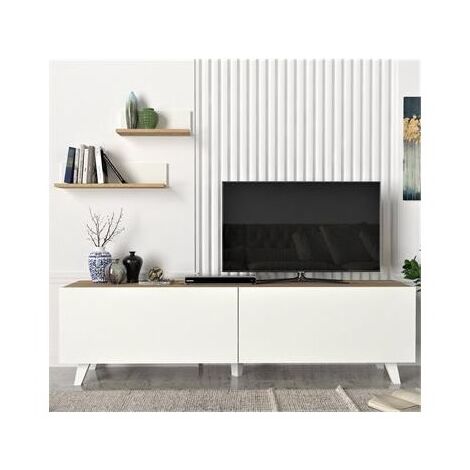 מזנון מזנון טלויזיה עם מדפים דגם אלעד Geva Design למכירה , 2 image