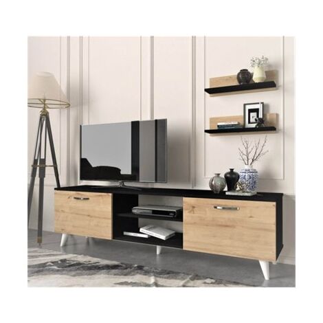 מזנון מזנון טלוויזיה עם מדפי תלייה דגם גולן Geva Design למכירה , 3 image