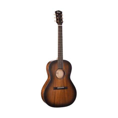 גיטרה אקוסטית מוגברת Cort Core-PE Mahogany OPBB למכירה , 2 image