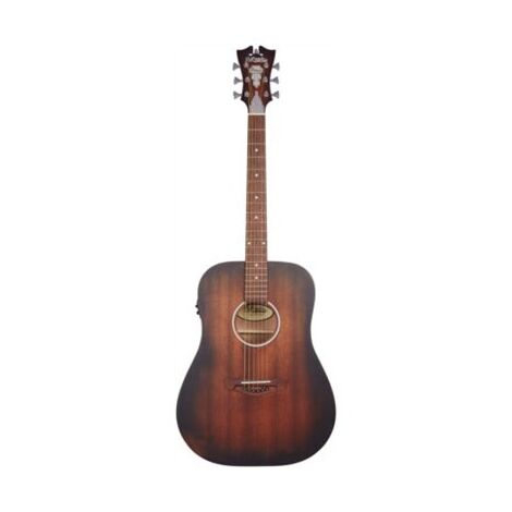 גיטרה אקוסטית מוגברת D'Angelico Premier Lexington LS - Aged Mahogany למכירה , 2 image