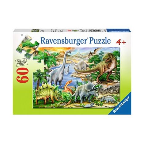 פאזל Prehistoric Life 60 09621 חלקים Ravensburger למכירה , 2 image