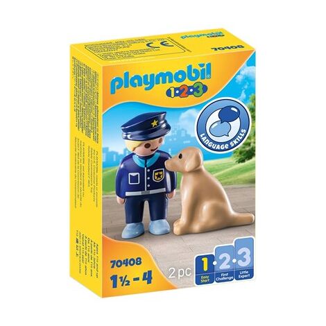 פליימוביל 70408 Police Officer with Dog למכירה , 2 image