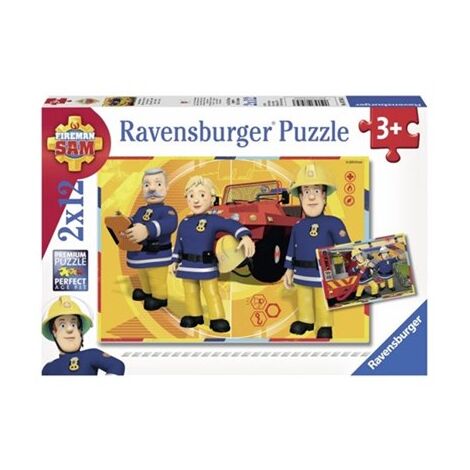 פאזל Fireman Sam 2X12 07584 חלקים Ravensburger למכירה 