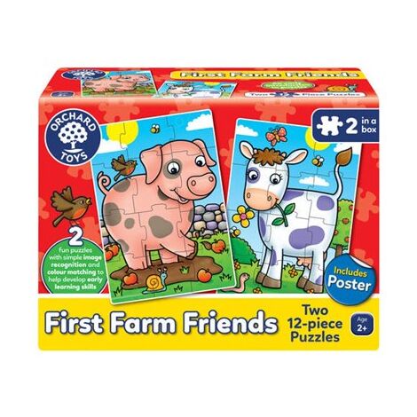 פאזל First Farm Friends 2X12 חלקים Orchard toys למכירה , 2 image