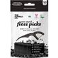 חוט דנטלי The Humble Corn Starch Floss Picks 2 in 1 Charcoal Infused Taste Of Mint למכירה , 2 image