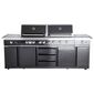 גריל  גז 38033 מטבח חוץ 6 מבערים + כירה צד כפולה All Grill למכירה 