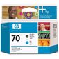 ראש דיו  שחור וציאן HP 70 C9404A למכירה , 2 image