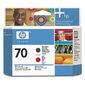 ראש דיו  שחור ואדום HP 70 C9409A למכירה 