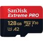 כרטיס זיכרון SanDisk Extreme Pro SDSQXCY-128G 128GB Micro SD סנדיסק למכירה , 3 image