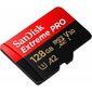 כרטיס זיכרון SanDisk Extreme Pro SDSQXCY-128G 128GB Micro SD סנדיסק למכירה , 2 image