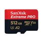 כרטיס זיכרון SanDisk Extreme Pro SDSQXCZ-512G 512GB Micro SD סנדיסק למכירה , 2 image