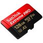 כרטיס זיכרון SanDisk Extreme Pro Extreme Pro SDSQXCD-128G-GN6MA 128GB Micro SD סנדיסק למכירה , 3 image