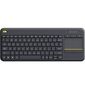 מקלדת עם משטח מגע Logitech Wireless Touch Keyboard K400 Plus לוגיטק למכירה , 2 image