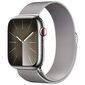 שעון חכם Apple Watch Series 9 45mm Stainless Steel Case Milanese Loop GPS + Cellular אפל למכירה , 4 image