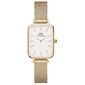שעון יד  אנלוגי  לאישה Daniel Wellington Quadro Pressed Evergold DW00100556 למכירה 