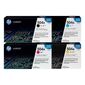 מארז ראשי דיו 504A 504X  CE250X+ CE251A/2A/3A סט 4 טונרים HP למכירה 