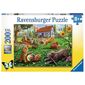 חיות בית משתעשעות בחצר 200 חלקים פאזל Ravensburger 12828 למכירה , 2 image