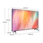 טלוויזיה Samsung Crystal 55AU7700 סמסונג למכירה , 3 image