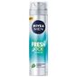 ג'ל גילוח Nivea Fresh Kick Shaving Gel 200ml למכירה 