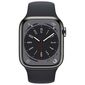 שעון חכם Apple Watch Series 8 41mm Stainless Steel Case Sport Band GPS + Cellular אפל למכירה , 3 image